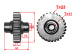 картинка Шестерня привода насоса  kom/nis  k15 от магазина IZC
