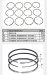 картинка Toyota 5k        кольца поршневые   std от магазина IZC