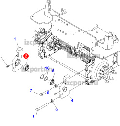 картинка Втулка шарнирная  40 2rs от магазина IZC