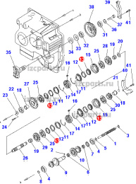картинка Синхронизирующее кольцо Komatsu от магазина IZC