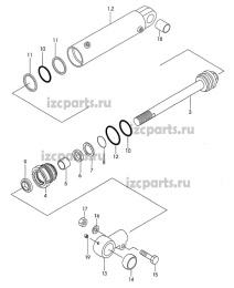 картинка Цилиндр наклона Tcm #02 lh от магазина IZC