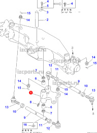 картинка Центральный поворотный кулак kom 1.5-16 #02 от магазина IZC