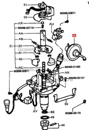 картинка Вакумный клапан трамблера k15 от магазина IZC