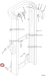 картинка Втулка оси суппорта мачты Yale #04 2t от магазина IZC