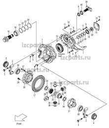 картинка Крышка фланца кардана ведущего моста Tcm от магазина IZC