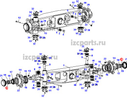 картинка Гайка ступицы Doosan #01 от магазина IZC