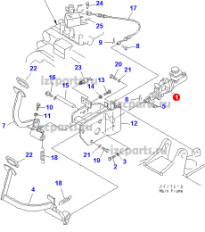 картинка Гл.тормозной цилиндр Komatsu    #16 от магазина IZC