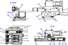 картинка Клапан соленоид  Doosan #03 от магазина IZC