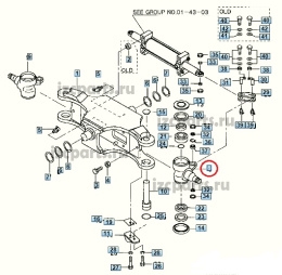 картинка Цапфа Mitsubishi 2.0t rh от магазина IZC