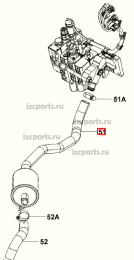 картинка Патрубок гидравлический  Toyota #02 от магазина IZC