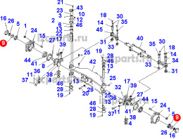картинка Шайба ступицы управляемого моста Komatsu #02 от магазина IZC
