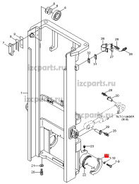 картинка Крышка вкладыша мачты (бугель)  Hyundai от магазина IZC