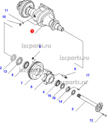картинка Корпус ведущего моста Komatsu от магазина IZC