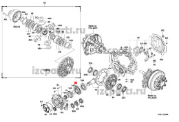 картинка Шестерня планетарной пары to 8f от магазина IZC