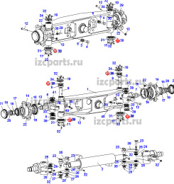 картинка Прокладка шайба крышки шкворня Doosan #02 от магазина IZC
