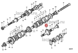 картинка Шестерня промежуточная мкпп Toyota 6f от магазина IZC