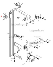 картинка Отбойник мачты Hyundai от магазина IZC