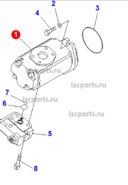 картинка Насос гидравлический Komatsu  #15 от магазина IZC