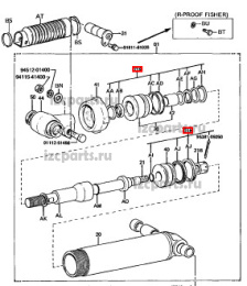 картинка Рем.к-т цилиндра наклона d=30 от магазина IZC