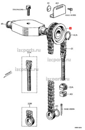 картинка Ролик цепи  40 x 84/100х36 от магазина IZC