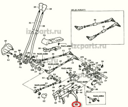 картинка Вилка включения передачи  кпп Toyota #2 от магазина IZC