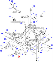картинка Суппорт ведущего моста  ko lh от магазина IZC