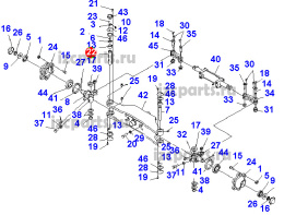 картинка Ось ступицы  Komatsu    40x213 rh от магазина IZC