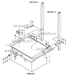 картинка Цилиндр капота тсм #05 rh от магазина IZC
