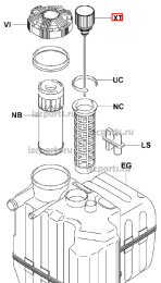 картинка Щуп гидравлического бака Toyota от магазина IZC