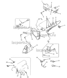 картинка Комплект проводов трамблёра mazda fe #02 от магазина IZC