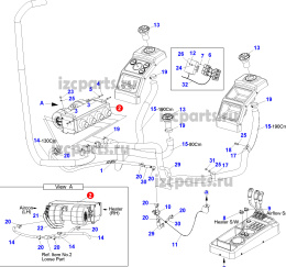 картинка Отопитель кабины Doosan #02 от магазина IZC