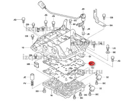 картинка Прокладка головки акпп Toyota #03  стальная от магазина IZC