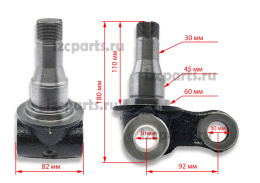 картинка Цапфа Mitsubishi 1.5t длинные rh под шс от магазина IZC