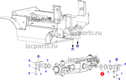 картинка Шайба суппорта 0.5mm Doosan от магазина IZC