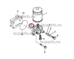 картинка Крышка корпус масляного фильтра с240 от магазина IZC