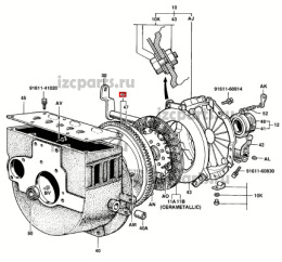 картинка Маховик мкпп  Toyota 4p от магазина IZC
