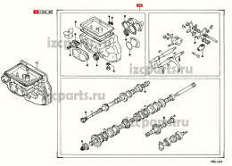 картинка Комплект прокладок mкпп #02  6f от магазина IZC