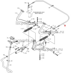 картинка Трос акпп   a-925 от магазина IZC