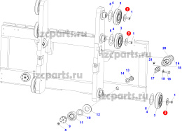 картинка Стопорная шайба ролика мачты Doosan от магазина IZC
