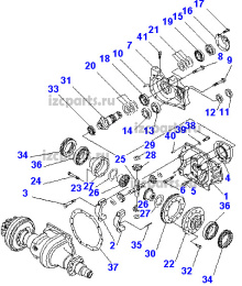 картинка Комплект уплотнений дифференциала Komatsu #02 от магазина IZC